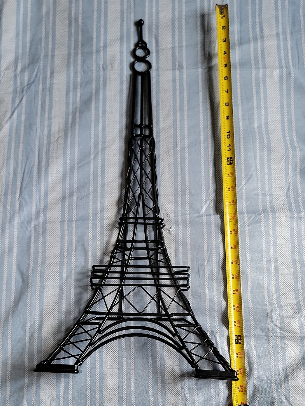 Black Eiffel Tower Wire Display Stand or Wall Mount